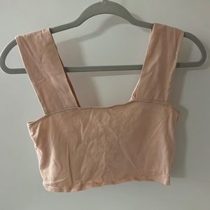 Light Pink Cropped Charlotte Russe Tank
